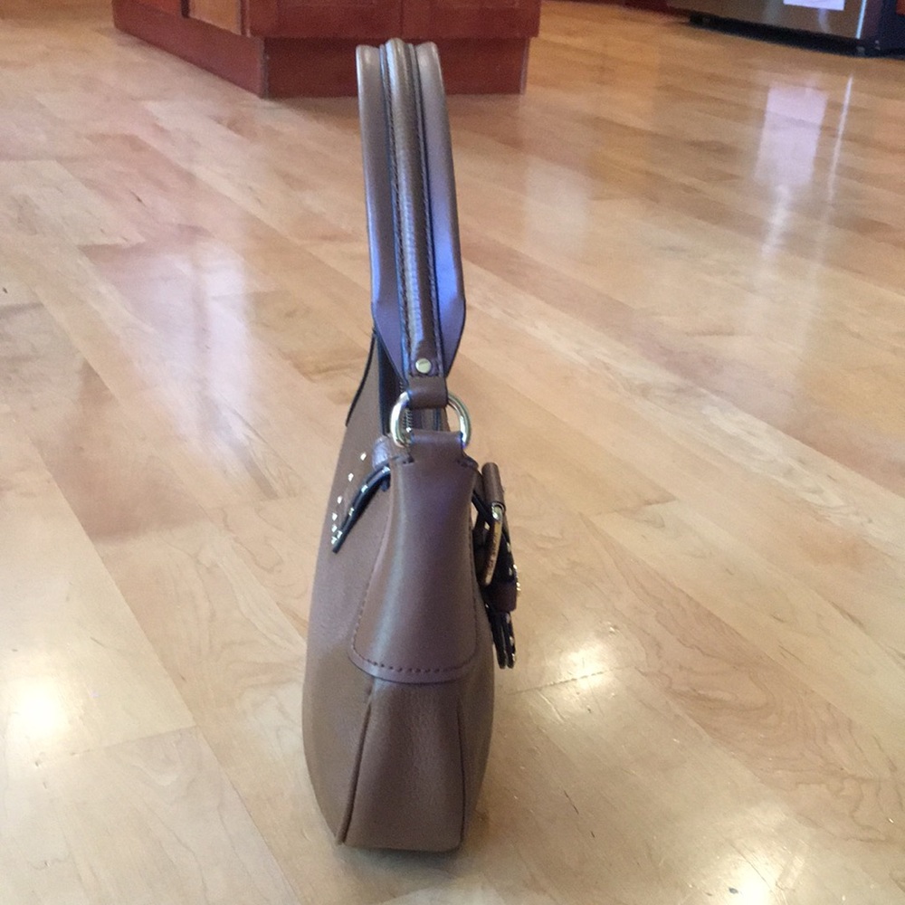 MICHAEL KORS | Pebbled Leather Lillian Shoulder Bag With Crossbody Strap - Picture 7 of 13